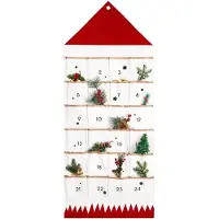 Merkloos Calendrier de l'Avent réutilisable avec 24 compartiments