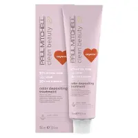 Paul Mitchell Clean Beauty Color Depositing Treatment masque nourrissant pour cheveux colorés teinte Cayenne 150 ml