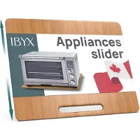 Merkloos Solidchoice - Plateau coulissant pour appareils de cuisine, équipé de roulettes