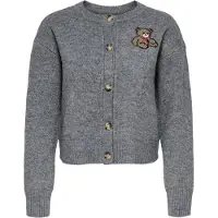 ONLY Cardigan marron / noisette / gris chiné / blanc