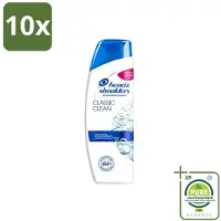 Head & shoulders 10 flacons de shampooing Classic Clean, 200 ml - Lot de 10