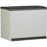 Big Buy Cooking Coffre de rangement 260L - Intérieur/Extérieur - Fonctionnel et esthétique - Verrouillable et sur roulettes - 80 x 61 x 53 cm