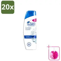 Head & shoulders 20 flacons de shampooing Classic Clean, 200 ml - Lot de 20