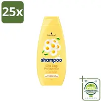 Schwarzkopf 25 flacons de shampooing "Chaque Jour" à la camomille - 400 ml - Lot de 25