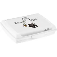 Keeeper Brotdose carla mini Minions Hungry, 0,5 L, blau Deco-Click-Box mini, PP, praktischer Verschluss, Lunch box, Bleu