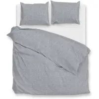 Merkloos Housse de couette en flanelle ou en denim, dimensions 240x200/220 cm, pour chambre à coucher