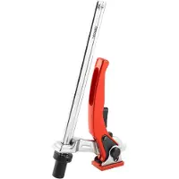 Merkloos Pince de fixation réglable pour établi, plage de serrage de 0 à 160 mm, en acier allié avec revêtement en alliage de zinc, pour travaux sur bois
