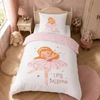 Merkloos Housse de couette en microfibre, 140 x 200 cm, pour enfants, lit simple, respirante