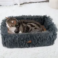 Merkloos Arbre à gratter pour chat en carton, dimensions 44 x 34 x 14 cm, double face, pour protéger les meubles