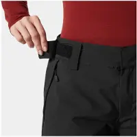 Helly Hansen - Pantalon de ski isolé en PrimaLoft&reg; Black Eco - W Switch Cargo 2.0 Pant Black pour Femme - Taille L - Noir