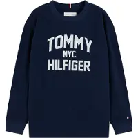 Tommy Hilfiger T-Shirt 'Brand Love' marine / blanc