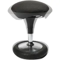 Dripio Tabouret ergonomique, réglable en hauteur, de 43 à 56 cm, couleur anthracite
