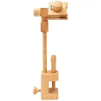 OEM Support pour cadre de broderie en bois de hêtre, réglable en hauteur, 20 cm