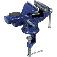 Dripio Vis de serrage pour établi, rotative à 360°, largeur des mors 60 mm, course de serrage 70 mm