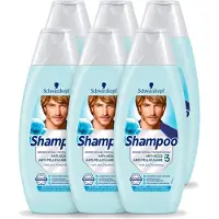 Schwarzkopf 6 flacons de shampooing antipelliculaire à l'aloé vera - 400 ml - Pack économique - 6 pièces