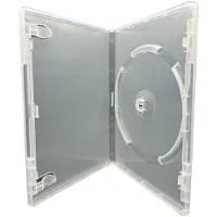 Markenlos Boîtiers DVD - Boîtiers CD - Boîtes de rangement - Étuis transparents - Lot de 50 - 6-3/4" x 5-5/16" x 1/2"