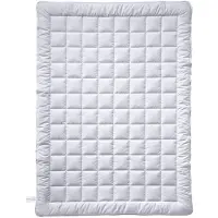 OEM Couverture d'été Lina Superlight, 155x220 cm, blanche, en lin et cachemire