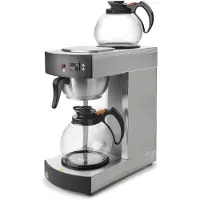 Lacor - 69272 - Cafetière électrique Avec 2 Carafes 2100w 1,8 Litres - Gris