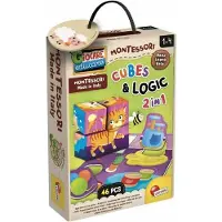 Lisciani Cubes & Logic 2 en 1 Jeu Éducatif