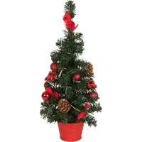 BURI Sapin de Noël décoratif à LED H = 45 cm 10 lumières Décoration Noël XMAS habitat TOP