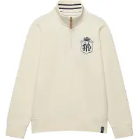 Superdry Sweat-shirt 'Varsity' crème / bleu marine