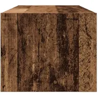 vidaXL Armoires TV 2 pcs. Aspect vieux bois 80x31x25,5 cm Matériau dérivé du bois