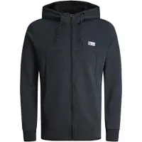 Jack & Jones Veste de survêtement 'JJAir' bleu nuit / blanc
