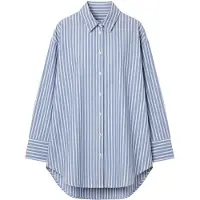 Urban Classics Chemisier bleu-gris / blanc