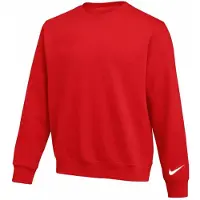 Nike Garçons, Pull-over, Park Fleece Crew Kinder-Sweatshirt, Rouge, (S)