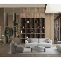 AEA Designer Wohnzimmer Set Dreisitzer Couch Sessel Couchtisch 3-tlg