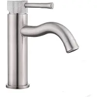 Sonstiges Robinet de lavabo en nickel brossé, avec rallonge et régulateur de débit