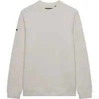 Superdry Homme Pull Texture Knit Coupe Décontractée White Taille: M