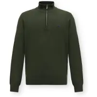 Fynch&Hatton 1614215 Half Zip Sweater Vert S Homme