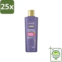 Unilever 25 x Shampooing Andrélon Pro Care Amino+ pour brillance et éclat - 250 ml - Lot économique - 25 pièces