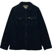 Superdry Chemise à Manches Longues Retro Fleece Overshirt