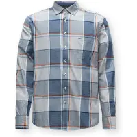 Fynch&Hatton 16098680 Long Sleeve Shirt Bleu 2XL Homme