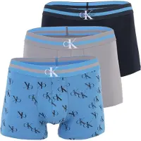 Calvin Klein Lv00nb4636 Trunk Boxers 3 Units Multicolore L Homme