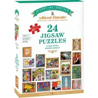 Eurographics Puzzle Calendrier de l'Avent - Modern Fine Art - 24 Puzzles - 26 à 50 pièces