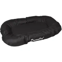 Flamingo Coussin pour chien Dreambay noir et rond