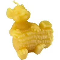 Merkloos Bougie en cire d'abeille pure, diamètre 6 cm