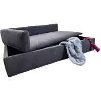 Dripio Canapé avec couchage pour animaux de compagnie, gris, 71x42x24 cm