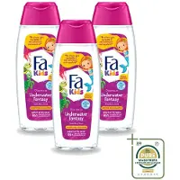 Fa Pflege 3 x Gel douche et shampooing "Fa Kids Underwater Fantasy" - 250 ml - Lot de 3