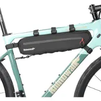 Merkloos Porte-bagages pour fixation au cadre - 2,1 litres - Noir