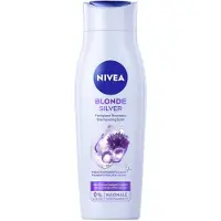 Nivea Blond Silver, 250 ml, Shampooing, Usage non professionnel, Femmes, Cheveux blonds, Cheveux gris, Blond, Gris, Argenté