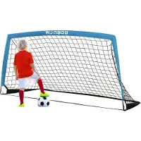 Merkloos Buts de football pliables pour enfants, avec sac de transport