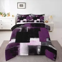 Merkloos Ensemble de housse de couette géométrique - Moderne et respirant - Taille double