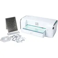 OEM Kit de démarrage pour machine de découpe électrique, couleur blanche, comprenant 24 lames de découpe "Thinlits" et 3 dossiers de gaufrage 3D