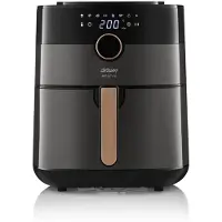 OEM Friteuse à air chaud de 6 litres, 1750 W, digitale, avec 8 programmes, en cuivre