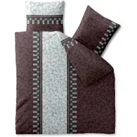 OEM Ensemble de draps 200x200 cm, 3 pièces, en coton, renforcé, motif géométrique
