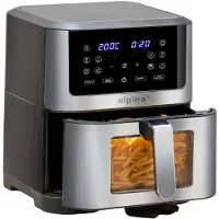 OEM Friteuse à air chaud XXL, 8 litres, écran tactile numérique, 80–200 °C